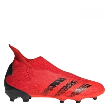 Image of adidas Predator Freak .3 Laceless Junior FG Football Boots - Red/SolarRed