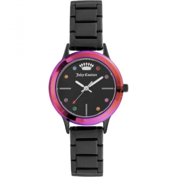 image of Juicy Couture Black 'Black Label' Ladies Watch - JC/1051MTBK