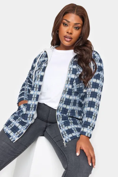 Image of Zip Through Hooded Shacket