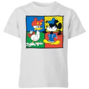 image of Disney Mickey And Donald Clothes Swap Kids T-Shirt - Grey - 9-10 Years