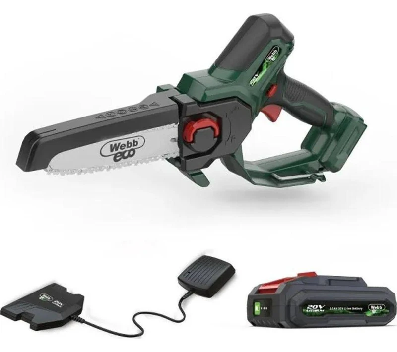 Image of Webb WEV20PS 20v Cordless Pruning Saw 150mm WEV20PSB2 Batteries: 1 x 2ah Li-ion