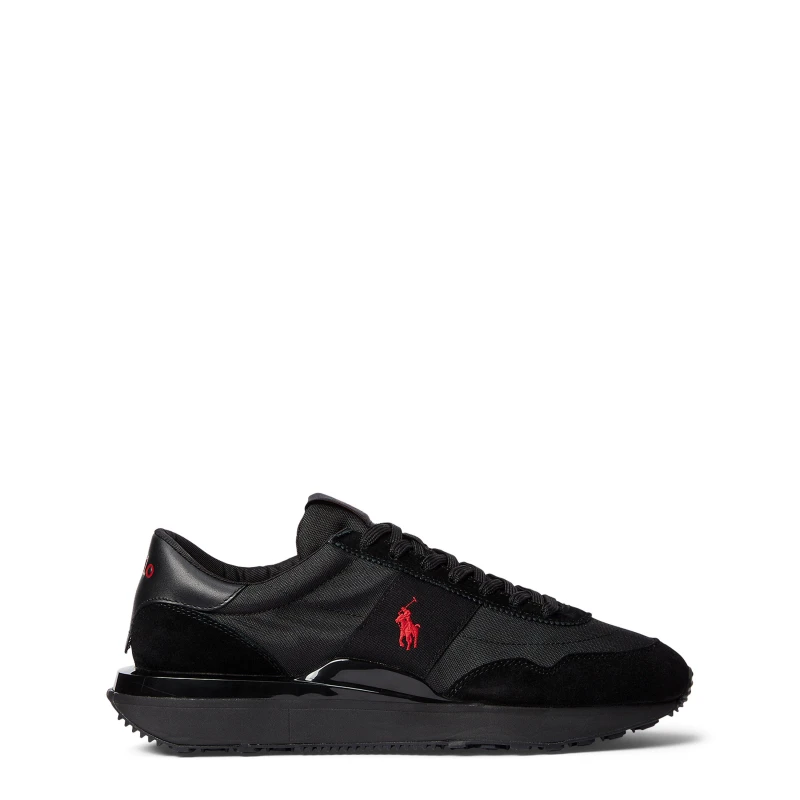 Image of Polo Ralph Lauren Mens Train 89 Low-Top Trainers Triple Black male 10 (44)