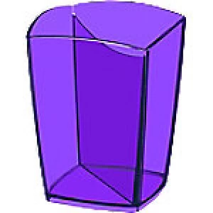 Image of CEP Pencil Holder 530 H Polystyrene Purple 7.4 x 7.4 x 9.5 cm