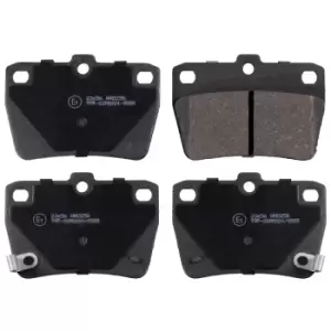 image of Brake Pad set ADT342122 by Blue Print Rear Axle