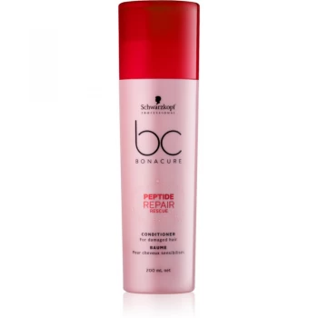 Image of Schwarzkopf BC Bonacure Peptide Repair Rescue Conditioner 200ml