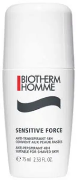 image of Biotherm Sensitive Force Antiperspirant Roll On Deodorant 75ml