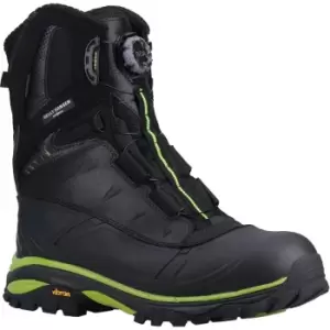 Image of Magni Boa Winterboot Boots Safety Black Dark Lime Size 41