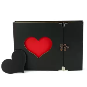 Image of Heart Scrapbook With Gift Box Pukkr