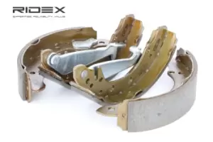 Image of RIDEX Brake Shoes Rear Axle 70B0002 Brake Shoe Set,Brake Lining VW,AUDI,RENAULT,Golf IV Schragheck (1J1),POLO (9N_),Polo Schragheck (6R1, 6C1)