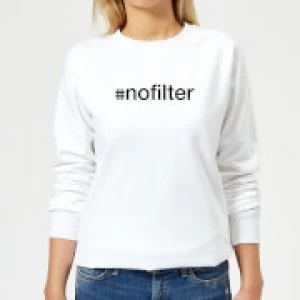 image of nofilter Womens Sweatshirt - White - 3XL