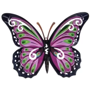Image of Colourful Butterfly Large Pink