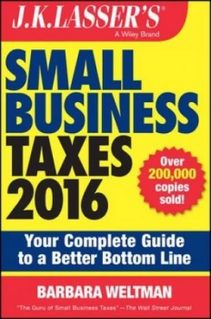 Image of J.K. Lassers Small Business Taxes 2016 by Barbara Weltman Paperback