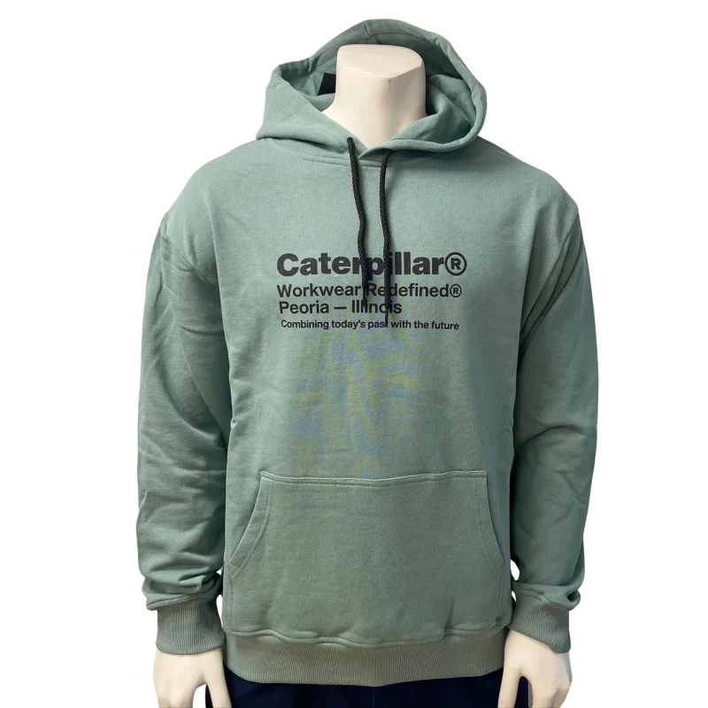 Image of Caterpillar Hoodie Caterpillar Basic Vert Unisex XS