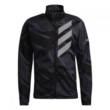 image of adidas Terrex Parley Agravic WIND. RDY Windbreaker Mens - Grey Six