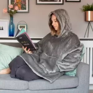 Image of #winning Huggie Blanket in Grey