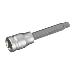 Image of King Dick HSHA212L Hex Bit Socket SD Insert 1/2" AF Long 3/8"