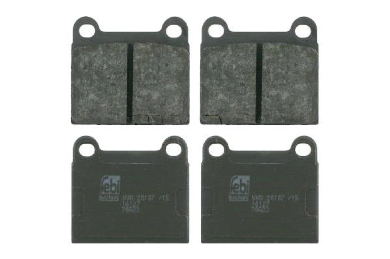 Image of SWAG 10 91 6127 Brake pad set Rear Axle, excl. wear warning contact Brake Pad Set,disc brake (402)