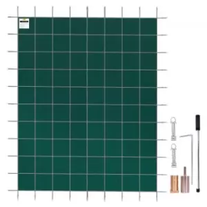 Image of VEVOR Inground Pool Safety Cover Winter Pool Cover 20 x 42ft with Anchor Tools