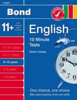 Image of Bond 10 Minute Tests 9 - 10 Years by Sarah Lindsay Paperback