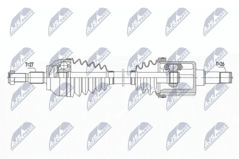 Image of NTY Drive shaft NTY NPW-FR-101