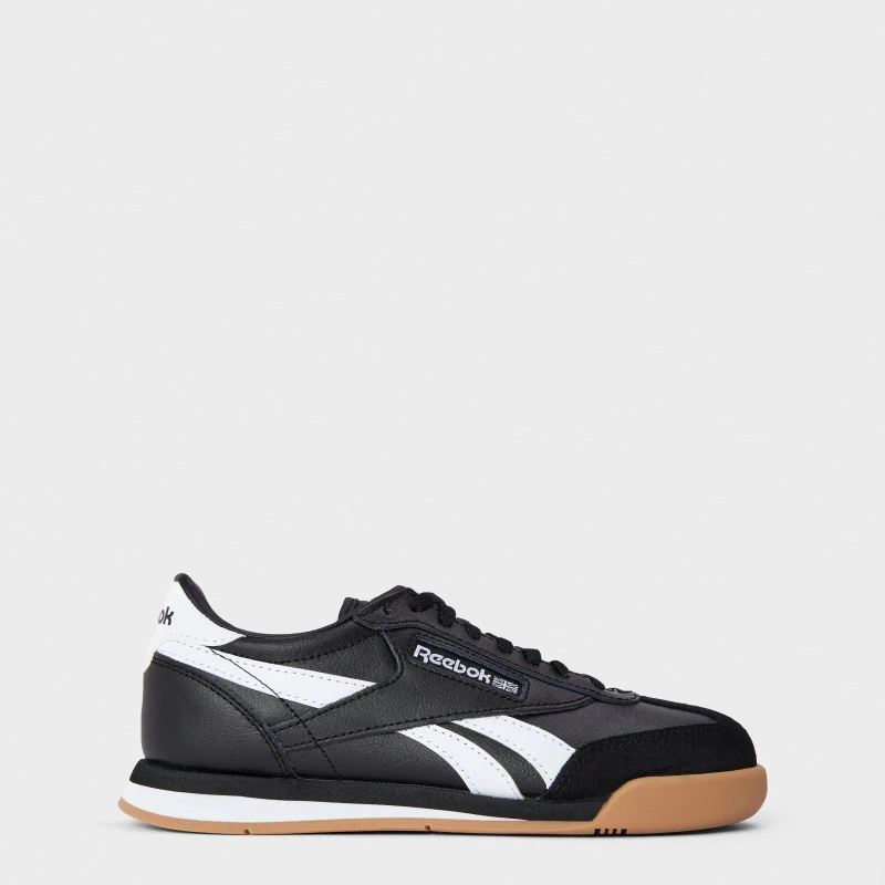Image of Reebok Unisex Kids Campio Classic Low-Top Trainers Black/White/Gum unisex 4 (36)