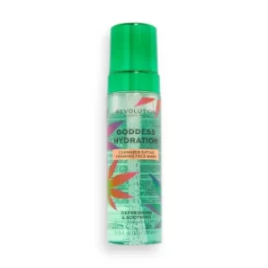 Image of Revolution Skincare Good Vibes Goddess Hydration Cannabis Sativa Foaming Face Wash
