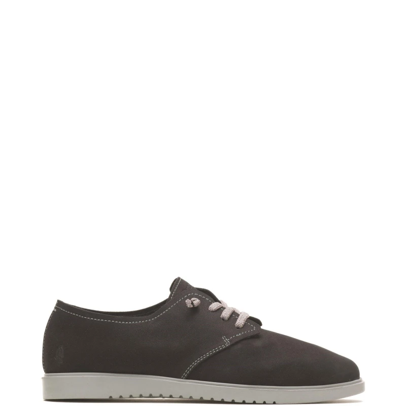 Image of Hush Puppies 'Everyday' Smooth Leather Lace Shoes Black