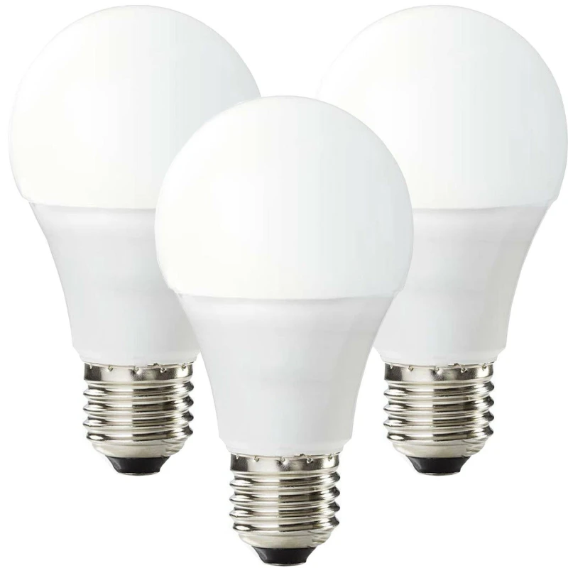 Image of Loops 3x WiFi Colour Change LED Light Bulb 9W E27 Warm Cool White SMART Dimmable Lamp White
