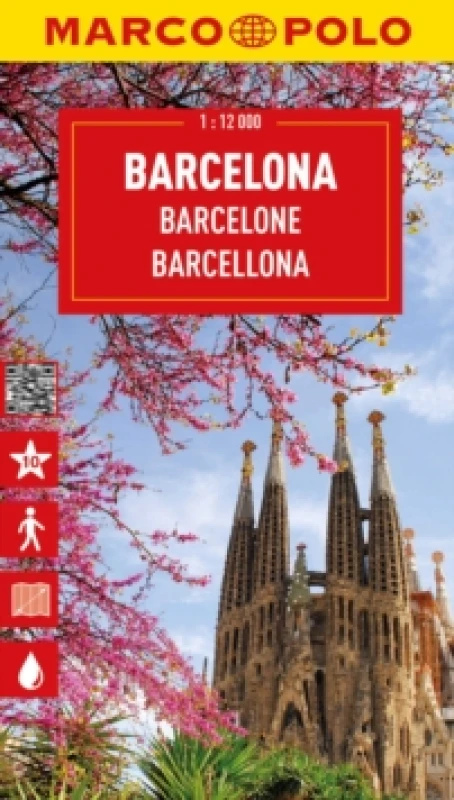 Image of Barcelona Marco Polo City Map Sheet map, folded
