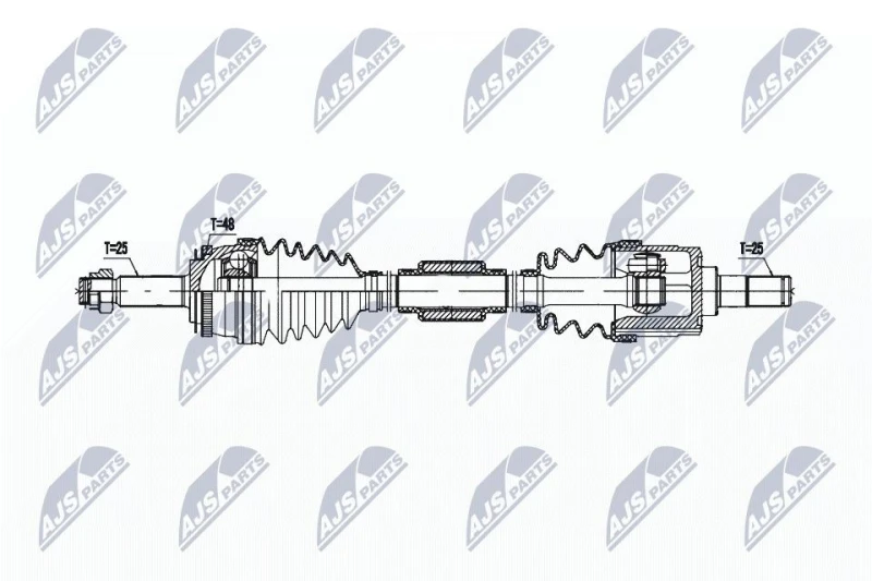 Image of NTY Drive shaft NTY NPW-KA-382