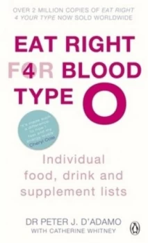 Image of Eat Right for Blood Type O by Peter J. D Adamo Paperback