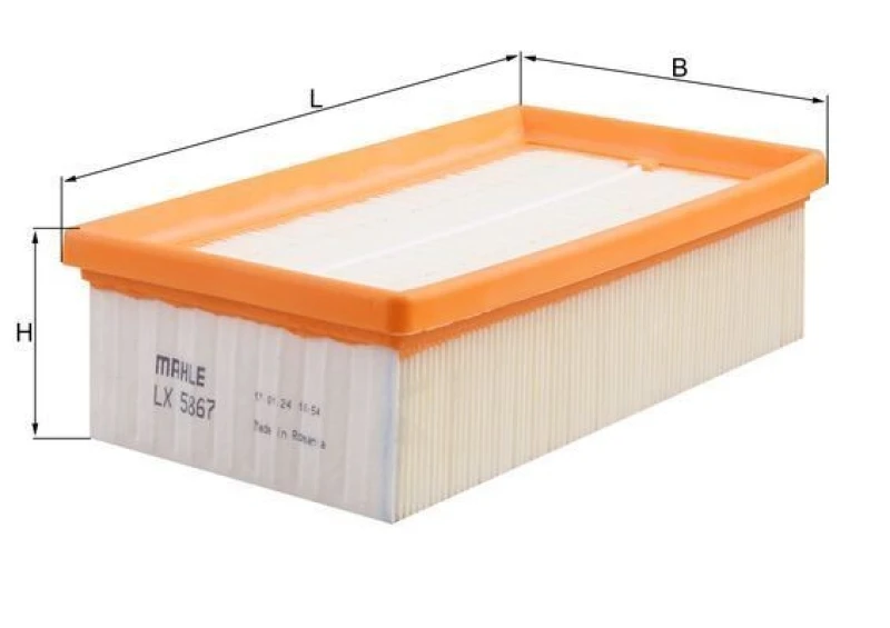 Image of Air filter MAHLE LX 5867