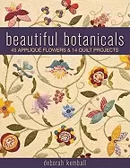 Image of beautiful botanicals 45 applique flowers and 14 quilt projects