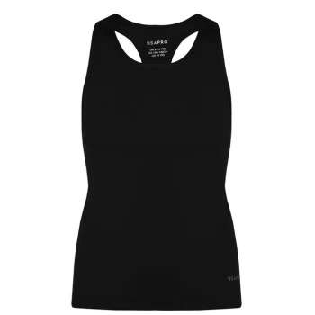 image of USA Pro Pro Tight Tank Top Junior Girls - Black