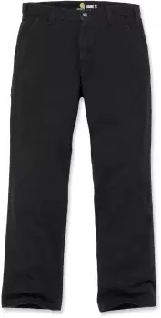 Image of Carhartt Rugged Flex Rigby Dungaree Pants, black, Size 31, black, Size 31