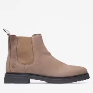Image of Timberland Hannover Hill Chelsea Boot For Her In Beige Or Grey Beige, Size 3.5