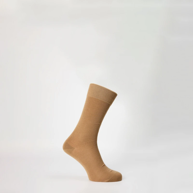 Image of Boss Mens Cashmere Crew Socks Beige male 5.5T
