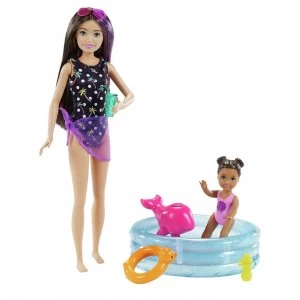 image of Barbie Skipper Babysitters Inc. Doll and Playset