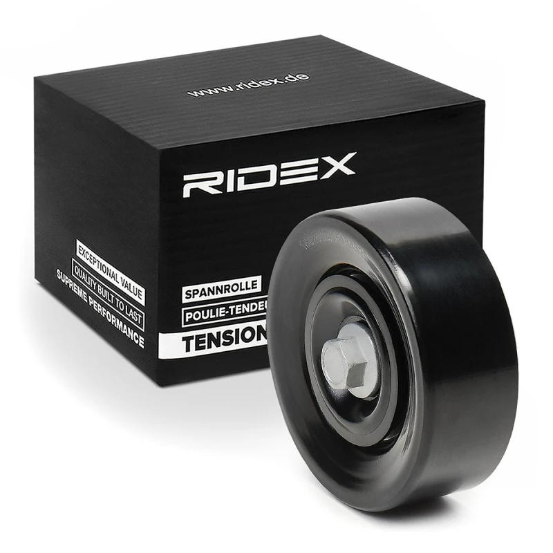 Image of Deflection / guide pulley, V-ribbed belt RIDEX 312D0120