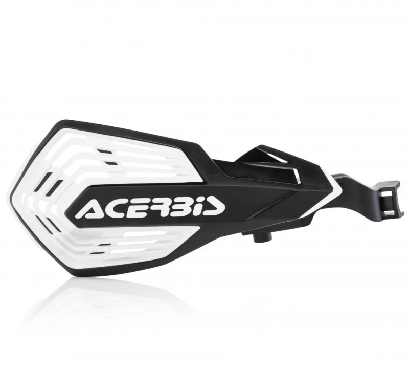Image of 0024297.315 - Acerbis K-Future Hand Guards For Husqvarna FC 250/350/450 2014-23 - Black/ White 0024297.315