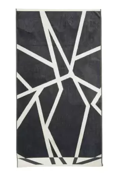 Image of Harlequin Sumi Bath Sheet, Charcoal