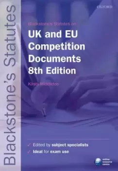 Image of Blackstones UK & EU competition documents by Kirsty Dougan