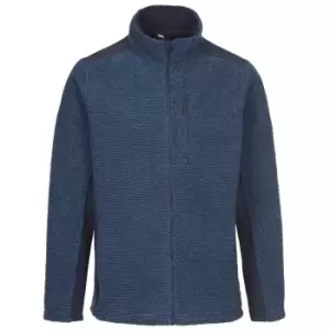 image of Trespass Mens Farantino Fleece Jacket (XXS) (Smokey Blue Stripe)