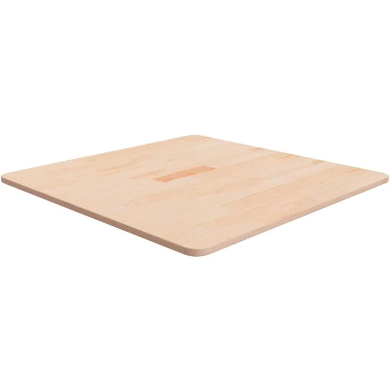 Image of VIDAXL Square Table Top 70x70x1.5cm Untreated Solid Wood Oak Vidaxl 342917