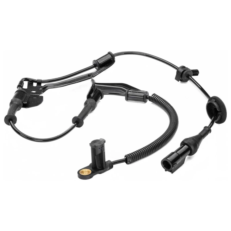 Image of HELLA 6PU 230 040-461 ABS Sensor Front Axle, with holder Sensor,wheel speed (412)