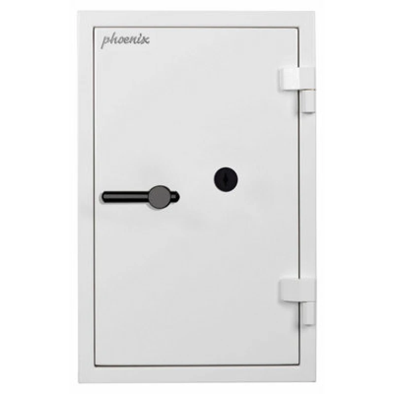 Image of Phoenix Safe Company Phoenix Fortress Ss1455K Security Safe In Scratch-Resistant White Paint With Double-Bitted Key Lock