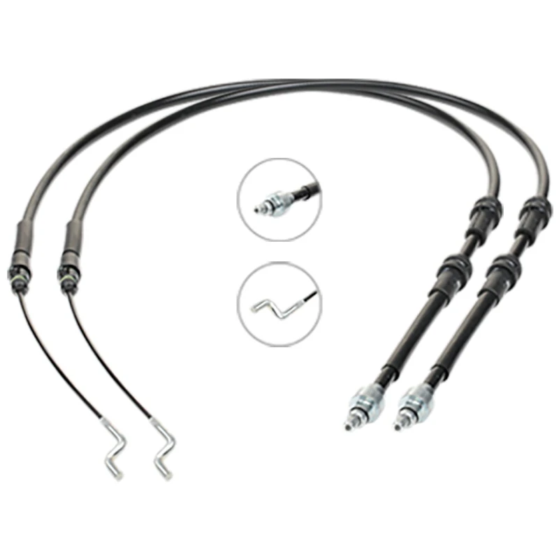 Image of RIDEX 124C1191 Brake Cable Rear, 1270/1000+1270/1000mm Cable,parking brake (124)