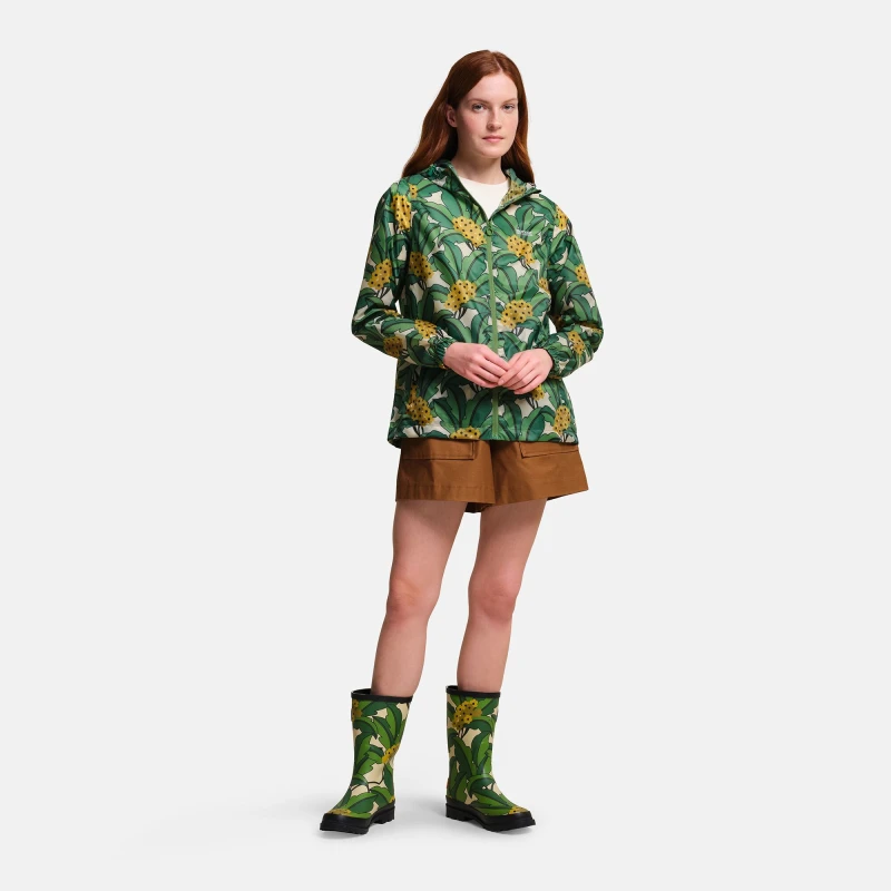 Image of Regatta 'Orla Kiely' Pack-It-Jacket Bottle Green