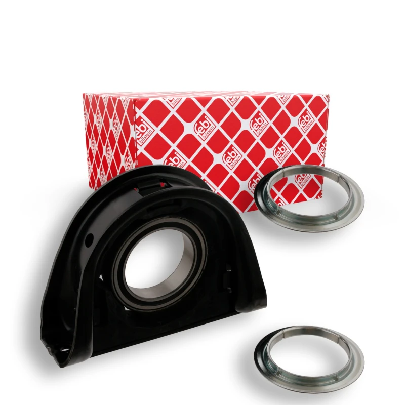 Image of FEBI BILSTEIN 27261 Suspension, drive shaft with ball bearing Suspension,drive shaft (1420)