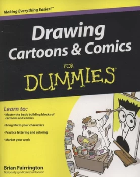 Image of Drawing Cartoons and Comics for Dummies by Brian Fairrington Paperback